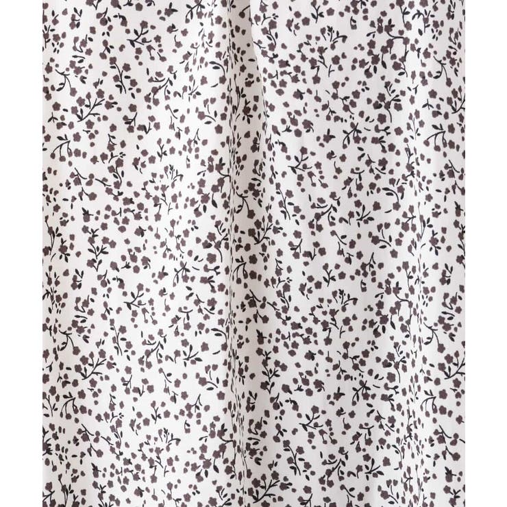 小花柄シャーリングブラウス/前後2way/洗える | OFUON | 詳細画像27 