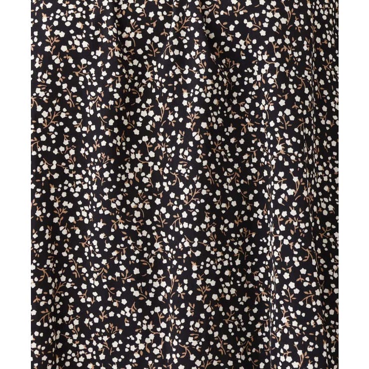 小花柄シャーリングブラウス/前後2way/洗える | OFUON | 詳細画像31 