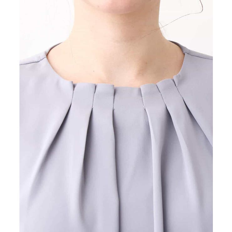 フロントタックジョーゼットブラウス/洗える/WEB限定サイズ | OFUON | 詳細画像39 