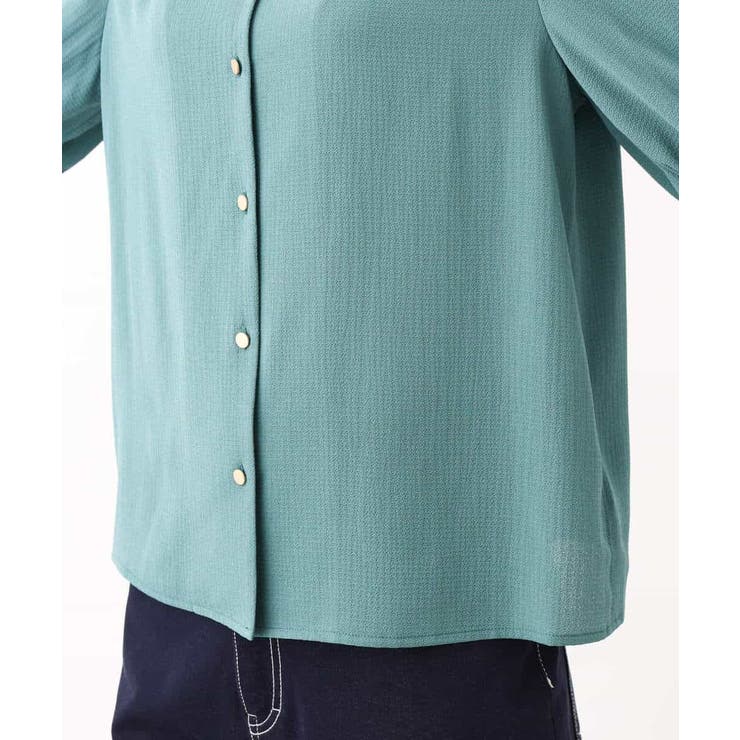 五分袖Vネックブラウス/洗える | OFUON | 詳細画像8 