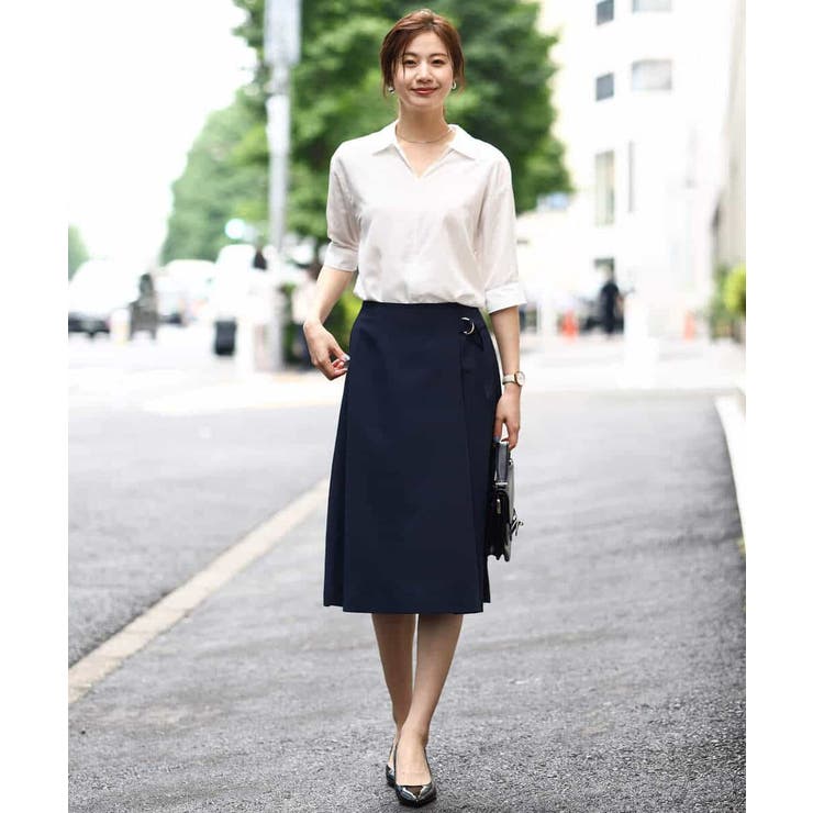 スキッパーシャツブラウス/洗える | OFUON | 詳細画像27 