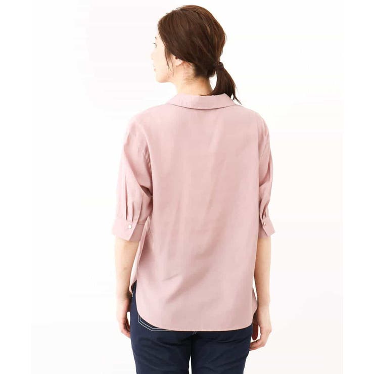 スキッパーシャツブラウス/洗える | OFUON | 詳細画像31 