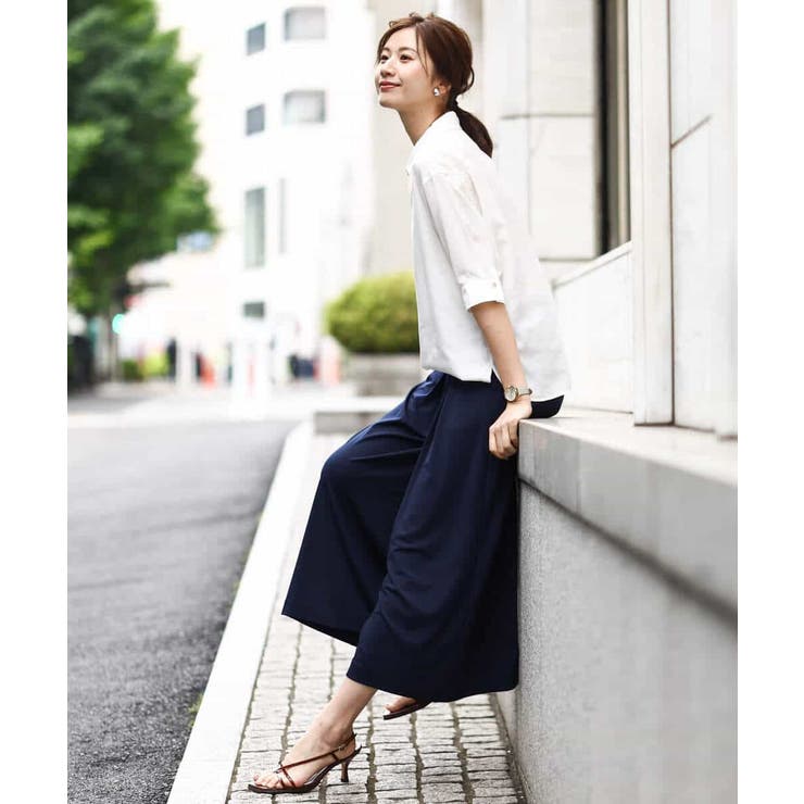 スキッパーシャツブラウス/洗える | OFUON | 詳細画像6 