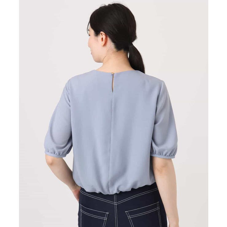 ブラウス シャツ カシュクールデザインブラウス/接触冷感/速乾/洗える/WEB限定サイズあり レディース セール】カシュクールデザインブラウス/接触冷感/速乾/洗える