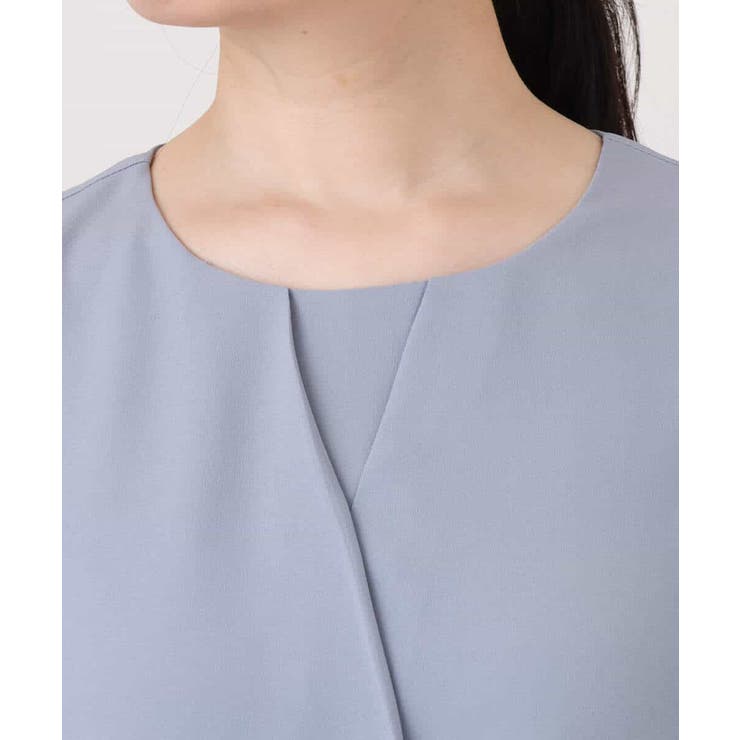 カシュクールデザインブラウス/接触冷感/速乾/洗える/WEB限定サイズあり | OFUON | 詳細画像17 