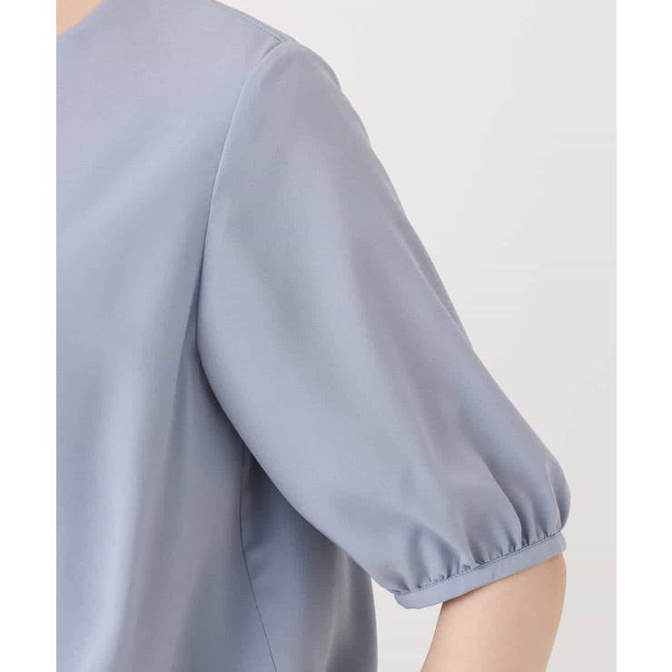 カシュクールデザインブラウス/接触冷感/速乾/洗える/WEB限定サイズあり | OFUON | 詳細画像19 