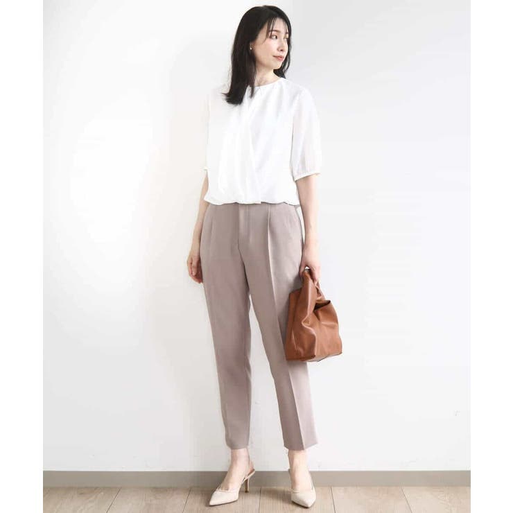 カシュクールデザインブラウス/接触冷感/速乾/洗える/WEB限定サイズあり | OFUON | 詳細画像4 