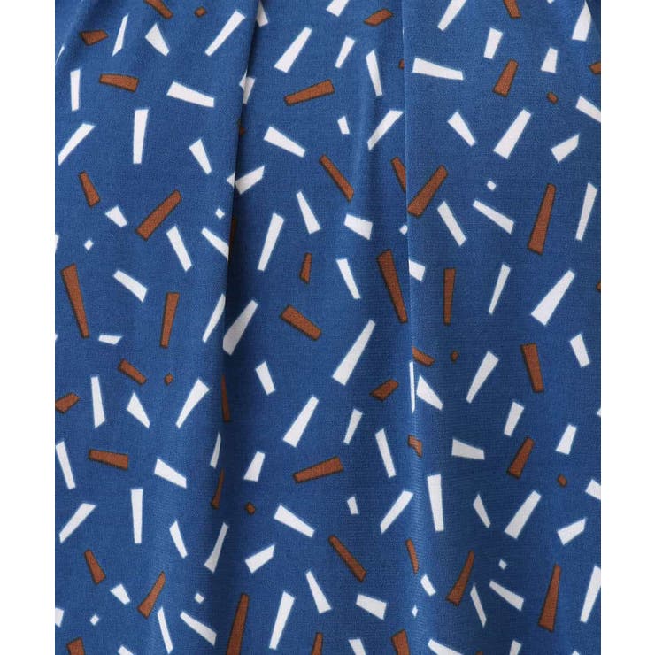 総柄フレアースリーブブラウス/洗える/WEB限定サイズあり | OFUON | 詳細画像2 