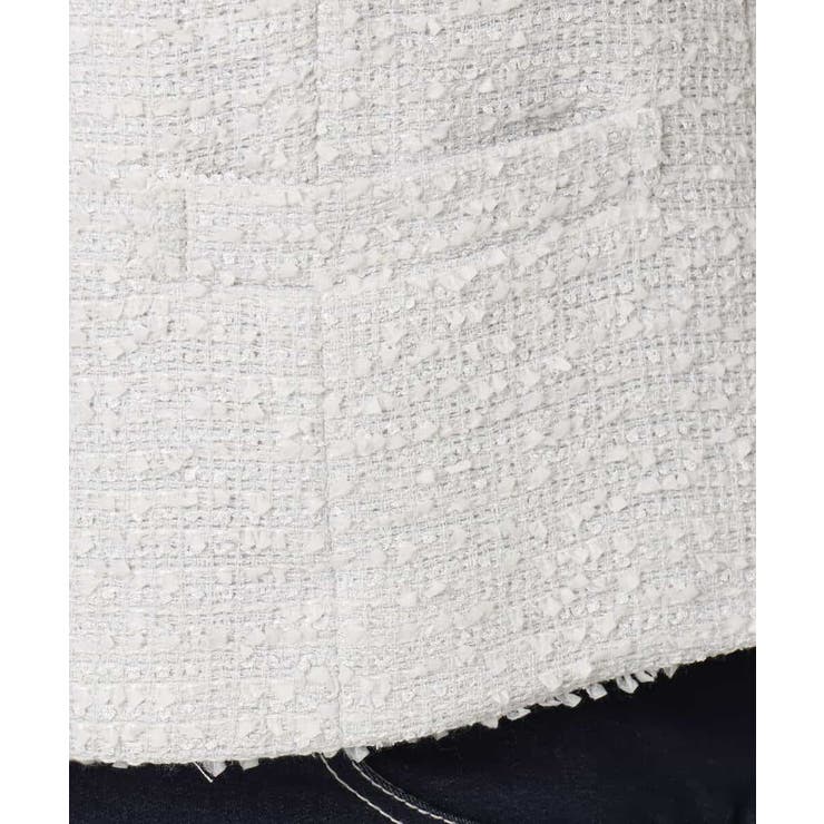 [セットアップ対応]ツイードノーカラージャケット/WEB限定 | OFUON | 詳細画像26 