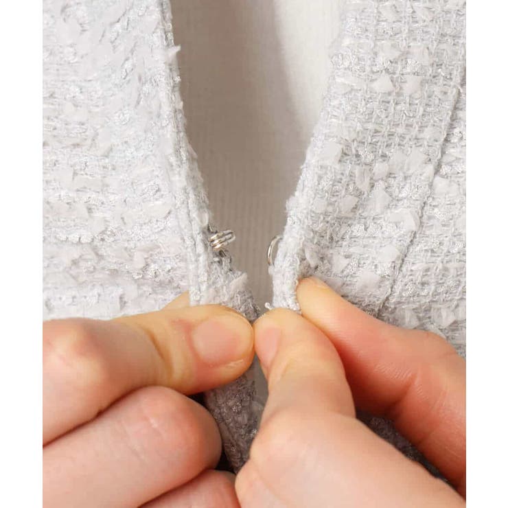 [セットアップ対応]ツイードノーカラージャケット/WEB限定 | OFUON | 詳細画像29 