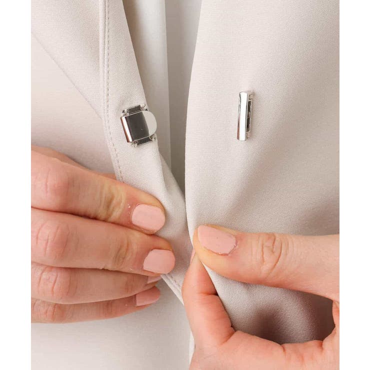 [セットアップ対応]ライトラブルクロス カラーレスジャケット 洗える | OFUON | 詳細画像25 