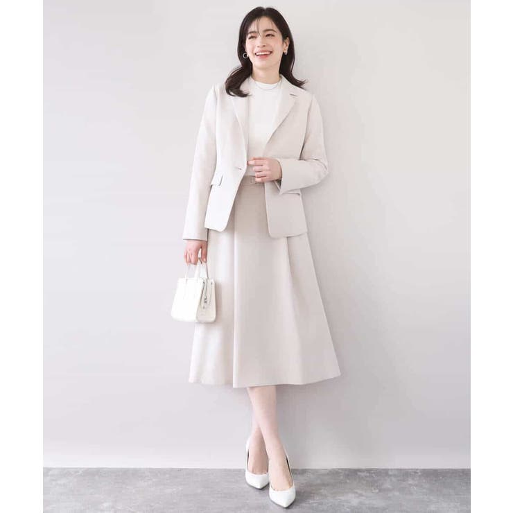 [セットアップ対応]ライトラブルクロス テーラードジャケット 洗える | OFUON | 詳細画像15 