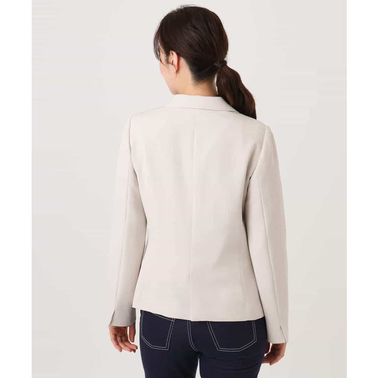 [セットアップ対応]ライトラブルクロス テーラードジャケット 洗える | OFUON | 詳細画像19 