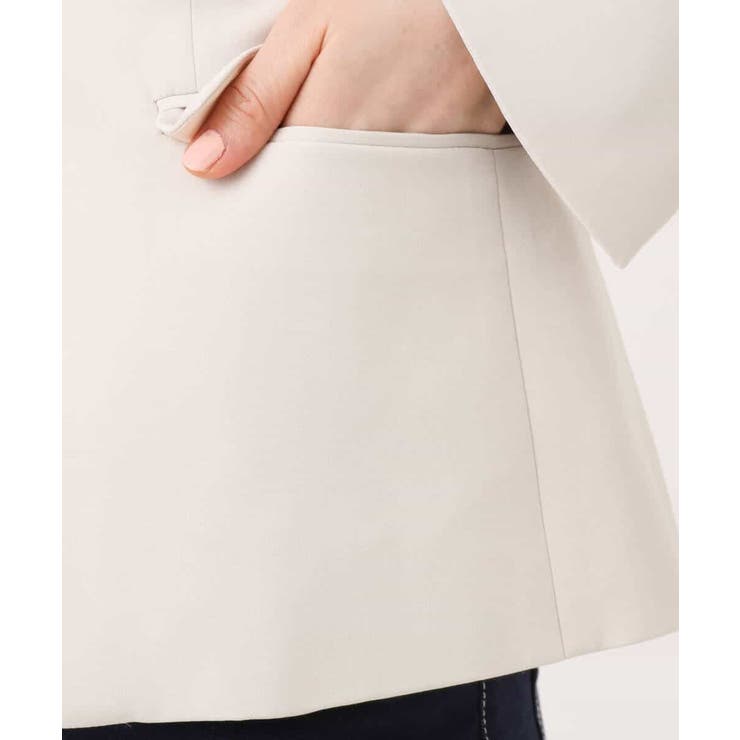 [セットアップ対応]ライトラブルクロス テーラードジャケット 洗える | OFUON | 詳細画像23 