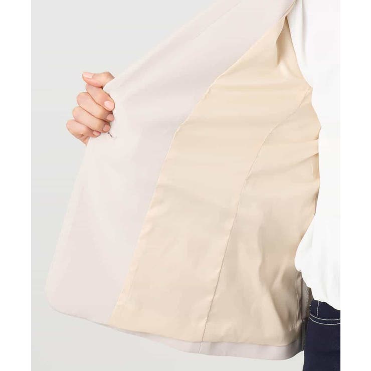 [セットアップ対応]ライトラブルクロス テーラードジャケット 洗える | OFUON | 詳細画像3 