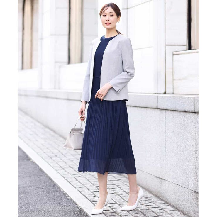 [セットアップ対応]ライトシャンブレー カラーレスジャケット/洗える | OFUON | 詳細画像11 