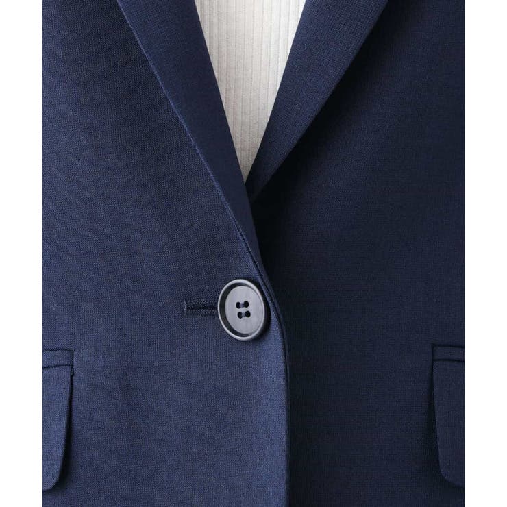 [セットアップ対応]ライトシャンブレー テーラードジャケット/洗える | OFUON | 詳細画像36 