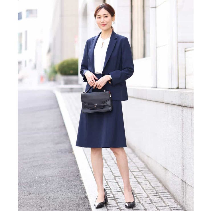 [セットアップ対応]ライトシャンブレー テーラードジャケット/洗える | OFUON | 詳細画像8 