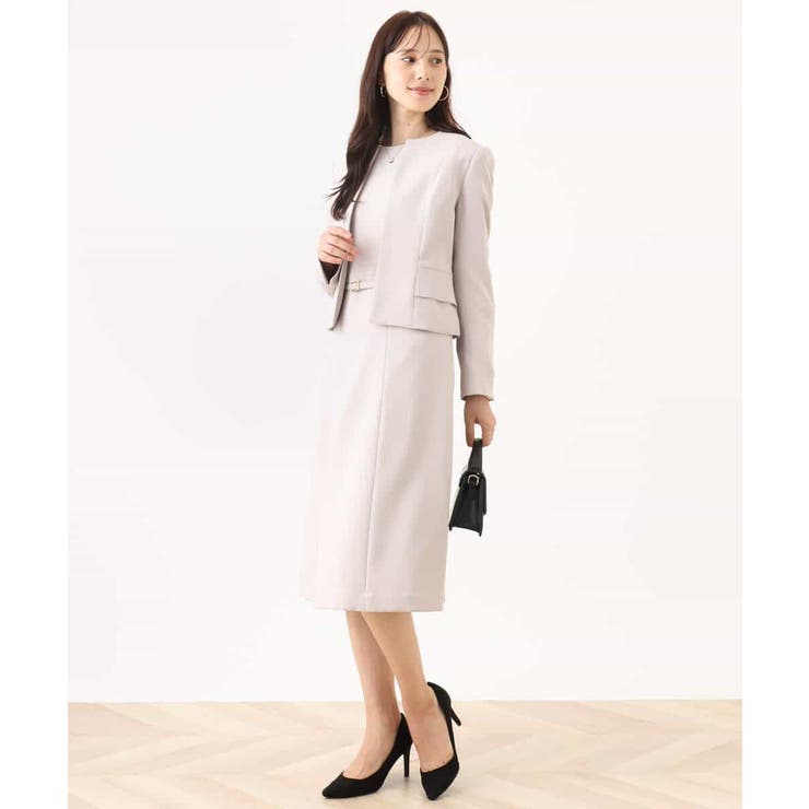 [セットアップ対応]ノーカラージャケット/洗える/WEB限定サイズあり | OFUON | 詳細画像13 