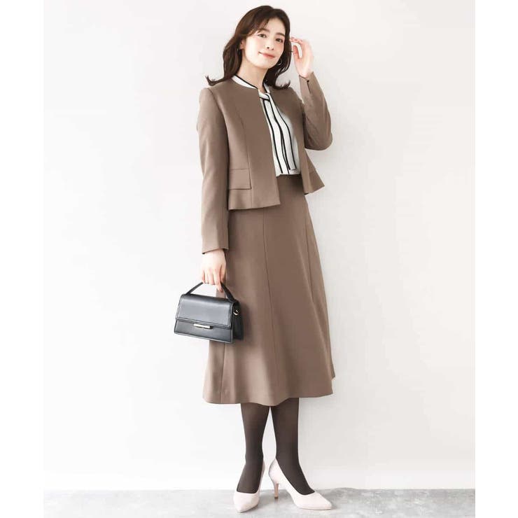 [セットアップ対応]ノーカラージャケット/洗える/WEB限定サイズあり | OFUON | 詳細画像17 