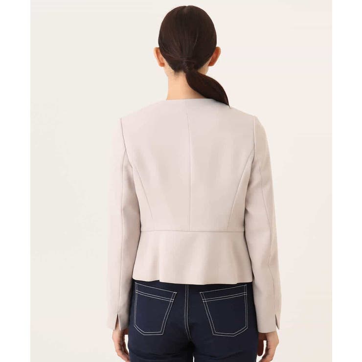 [セットアップ対応]ノーカラージャケット/洗える/WEB限定サイズあり | OFUON | 詳細画像24 