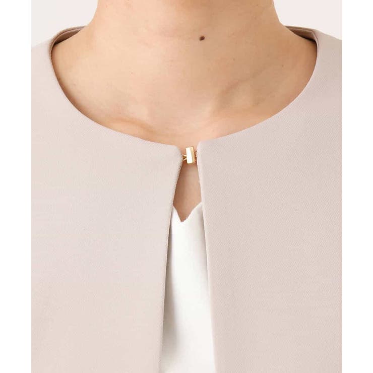 [セットアップ対応]ノーカラージャケット/洗える/WEB限定サイズあり | OFUON | 詳細画像25 