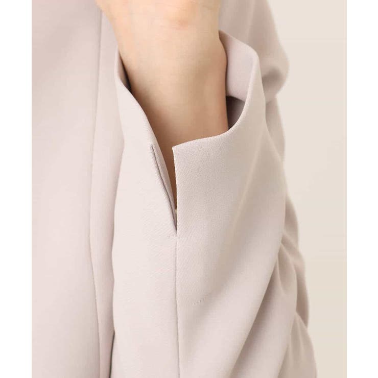 [セットアップ対応]ノーカラージャケット/洗える/WEB限定サイズあり | OFUON | 詳細画像28 