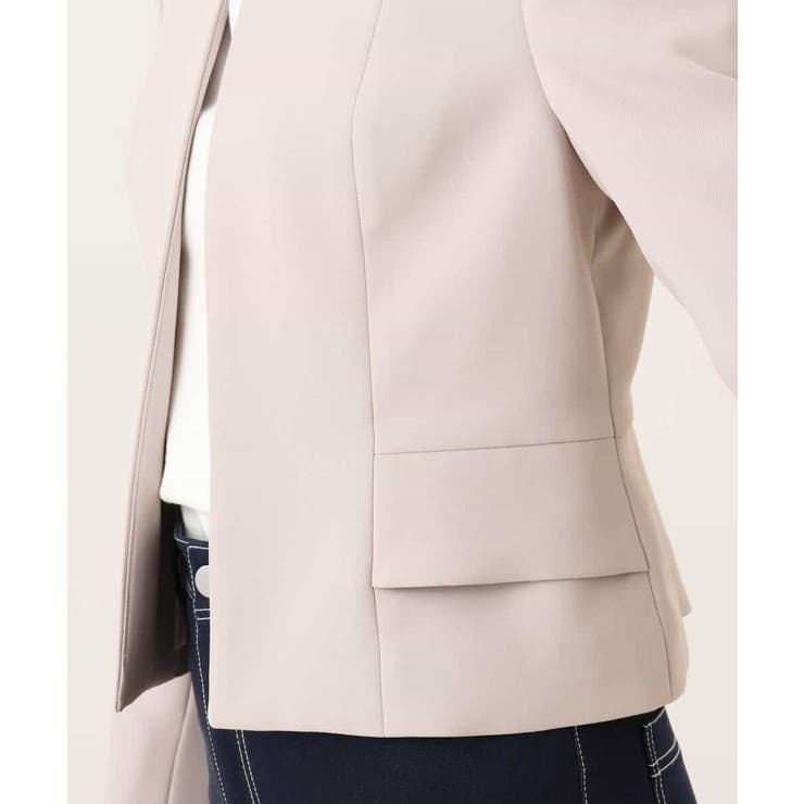 [セットアップ対応]ノーカラージャケット/洗える/WEB限定サイズあり | OFUON | 詳細画像29 