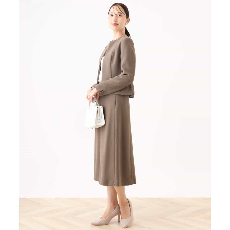 [セットアップ対応]ノーカラージャケット/洗える/WEB限定サイズあり | OFUON | 詳細画像9 