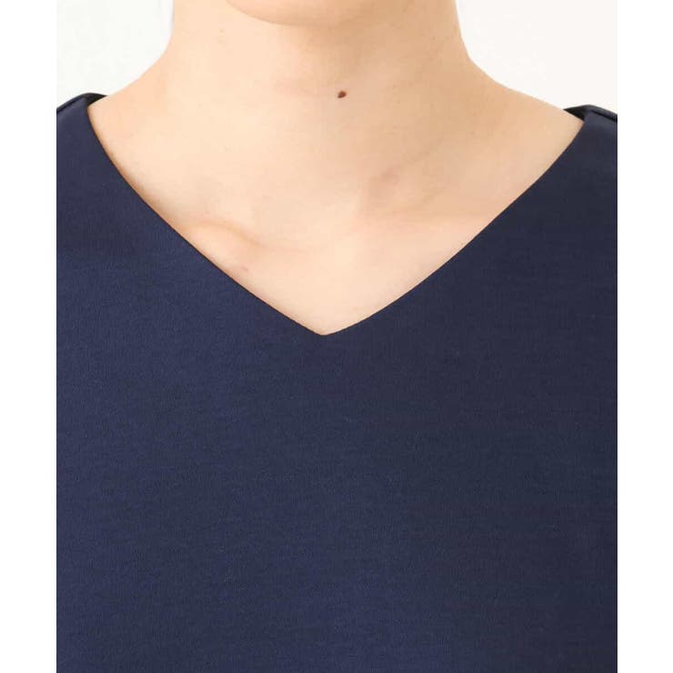 ギャザースリーブドッキングワンピース/洗える/WEB限定サイズあり | OFUON | 詳細画像5 