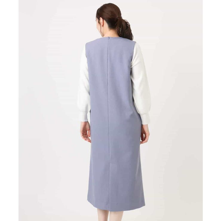 キーネックデザインジャンパースカート/洗える/WEB限定サイズあり | OFUON | 詳細画像19 