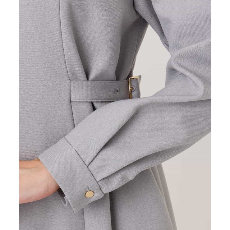 ウールライクベルトデザインワンピース/洗える/WEB限定サイズあり | OFUON | 詳細画像17 