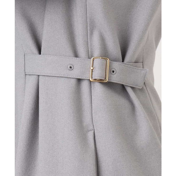ウールライクベルトデザインワンピース/洗える/WEB限定サイズあり | OFUON | 詳細画像19 
