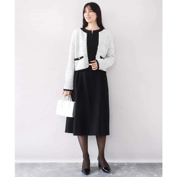 ウールライクベルトデザインワンピース/洗える/WEB限定サイズあり | OFUON | 詳細画像6 