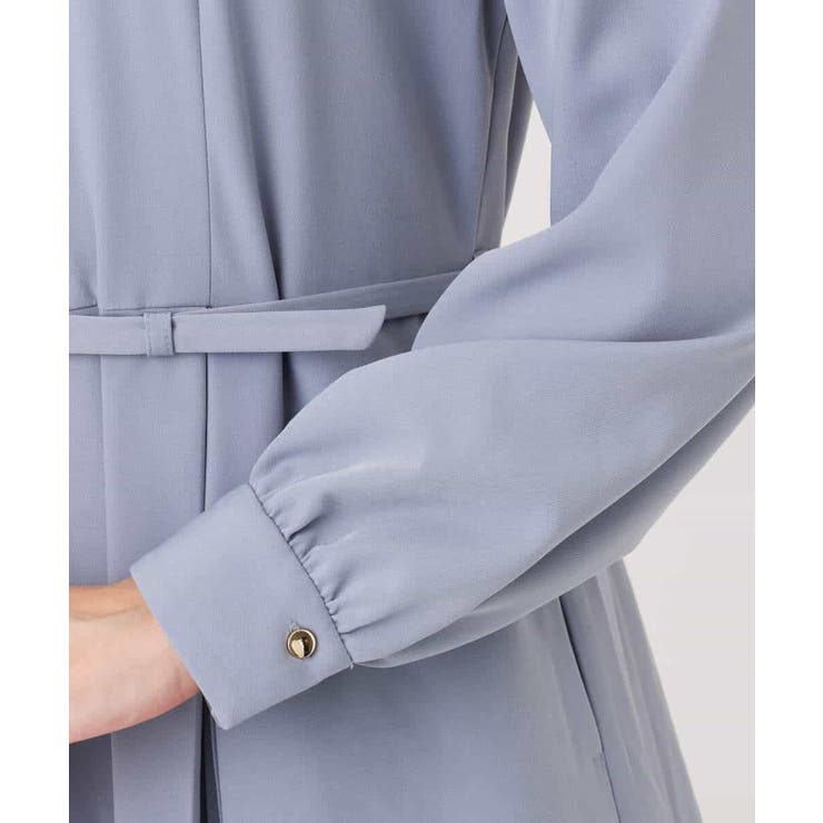 シフォンプリーツデザインワンピース/洗える/WEB限定サイズあり | OFUON | 詳細画像21 