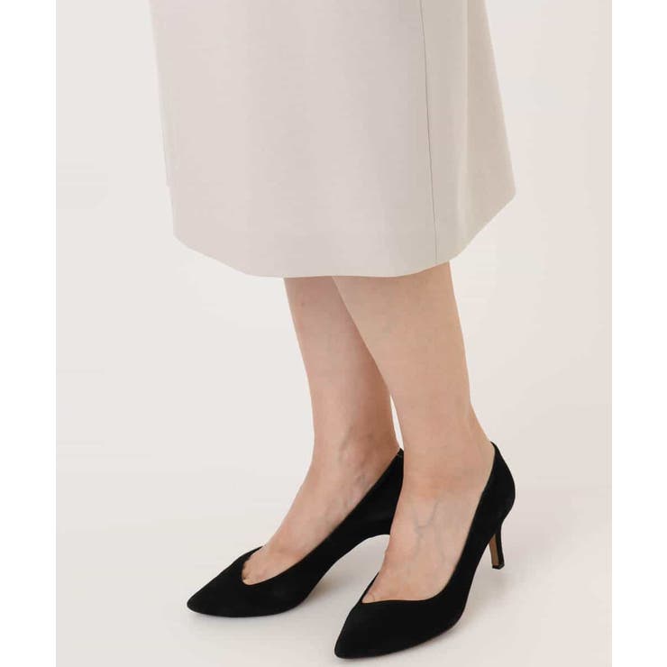 サイドパール調釦デザインVネックジャンパースカート 洗える WEB限定サイズあり | OFUON | 詳細画像22 