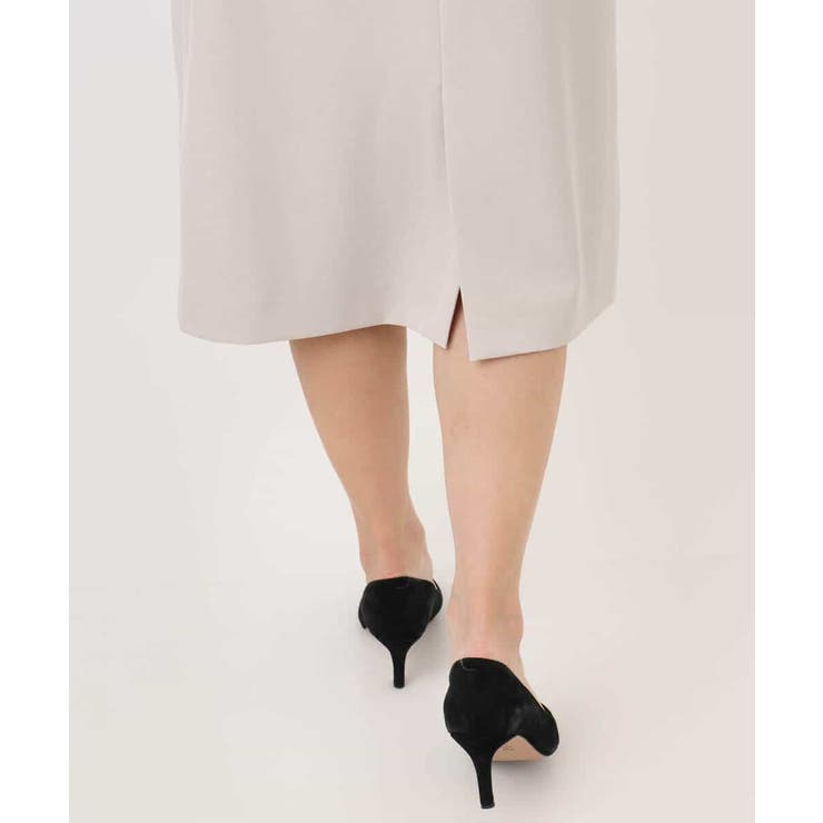 サイドパール調釦デザインVネックジャンパースカート 洗える WEB限定サイズあり | OFUON | 詳細画像23 