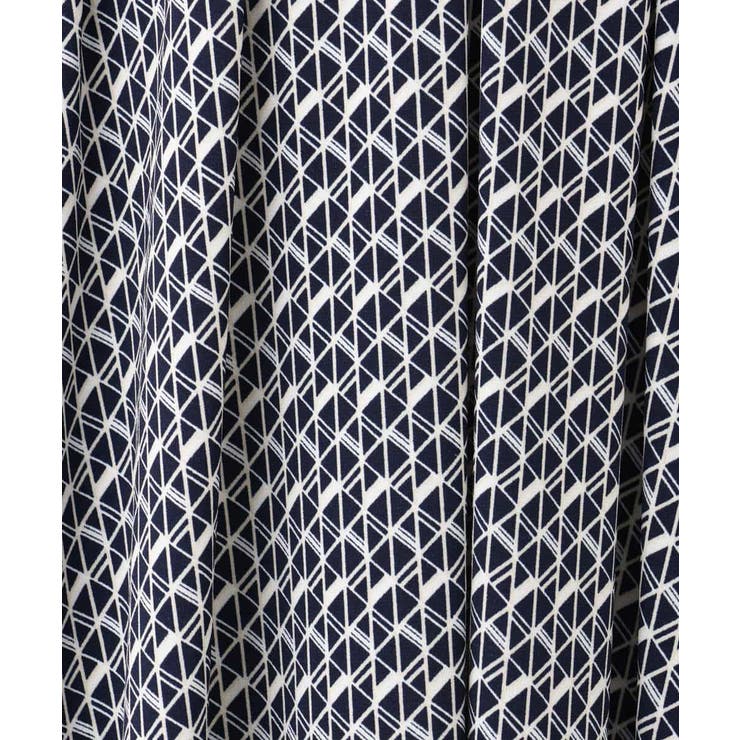 ジオメトリックプリントジャージワンピース/洗える/WEB限定サイズあり | OFUON | 詳細画像26 