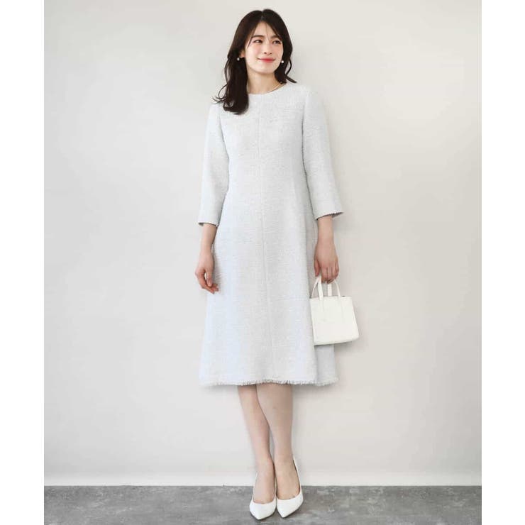 [セットアップ対応]ツイードデザインワンピース/WEB限定 | OFUON | 詳細画像12 