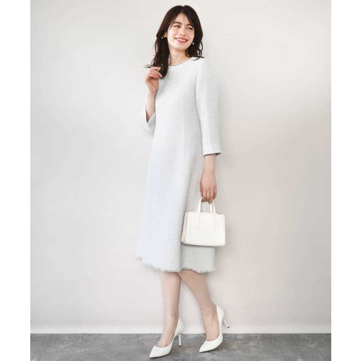 [セットアップ対応]ツイードデザインワンピース/WEB限定 | OFUON | 詳細画像13 