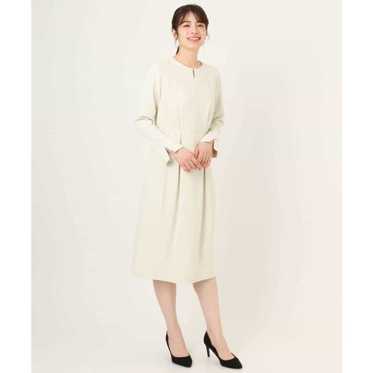 ウエストタックワンピース/洗える/WEB限定サイズあり | OFUON | 詳細画像18 