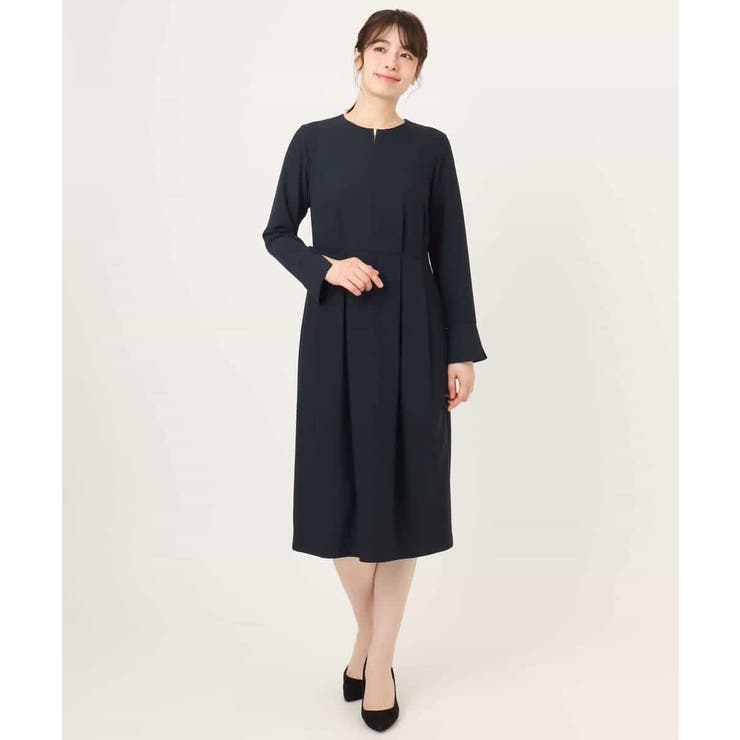 ウエストタックワンピース/洗える/WEB限定サイズあり | OFUON | 詳細画像28 