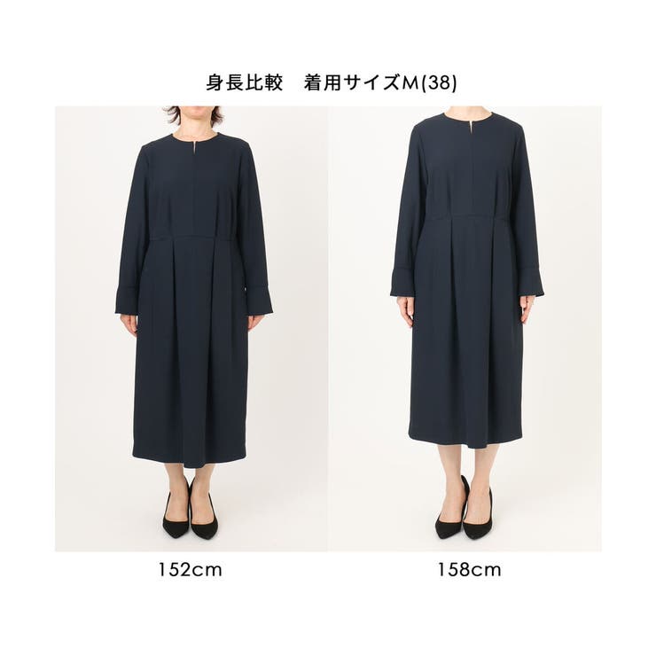 ウエストタックワンピース/洗える/WEB限定サイズあり | OFUON | 詳細画像30 