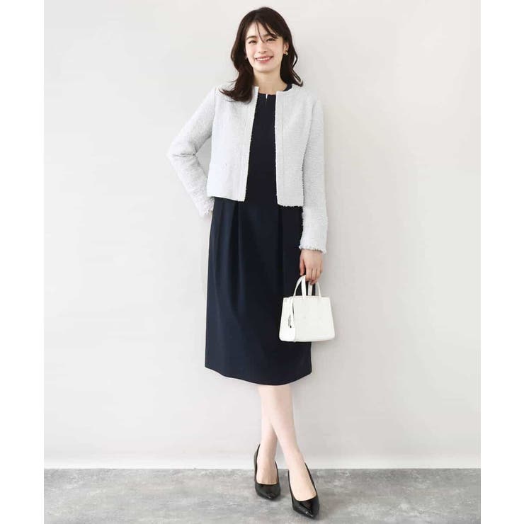 ウエストタックワンピース/洗える/WEB限定サイズあり | OFUON | 詳細画像6 