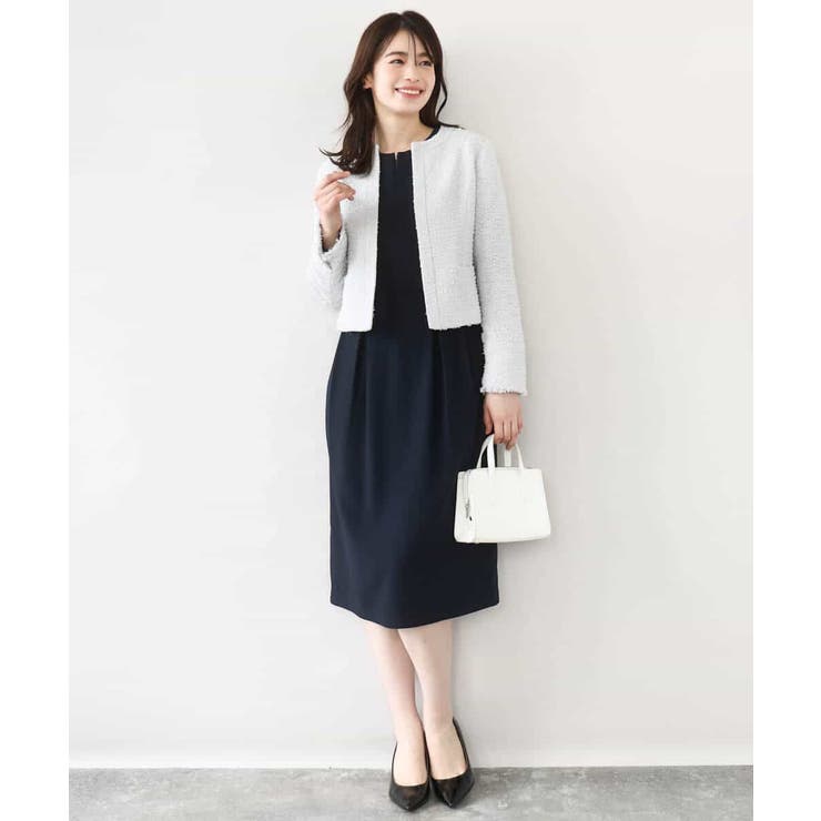 ウエストタックワンピース/洗える/WEB限定サイズあり | OFUON | 詳細画像7 