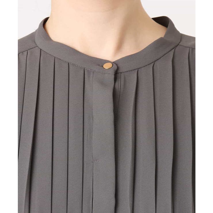 プリーツジョーゼットワンピース/洗える/WEB限定サイズあり | OFUON | 詳細画像18 