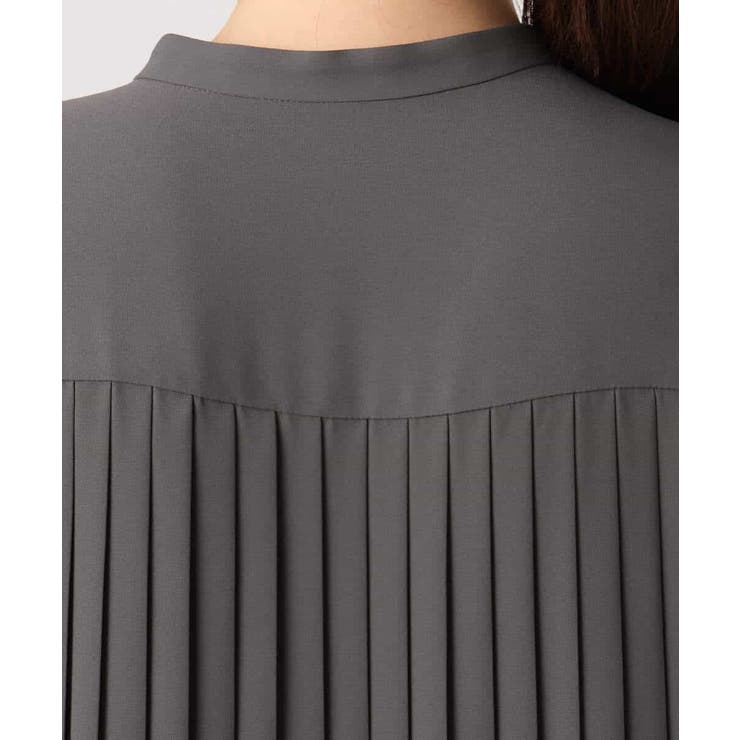 プリーツジョーゼットワンピース/洗える/WEB限定サイズあり | OFUON | 詳細画像19 