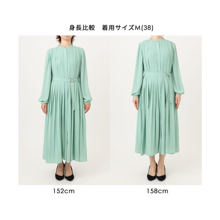 プリーツジョーゼットワンピース/洗える/WEB限定サイズあり | OFUON | 詳細画像30 