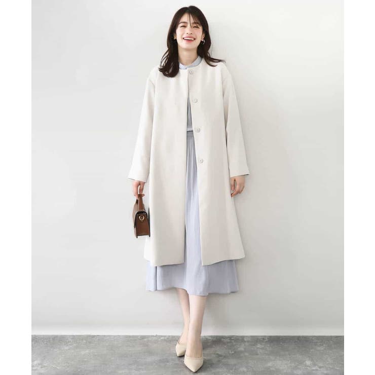 パウダーサテン ボウタイワンピース/洗える/WEB限定サイズあり | OFUON | 詳細画像16 