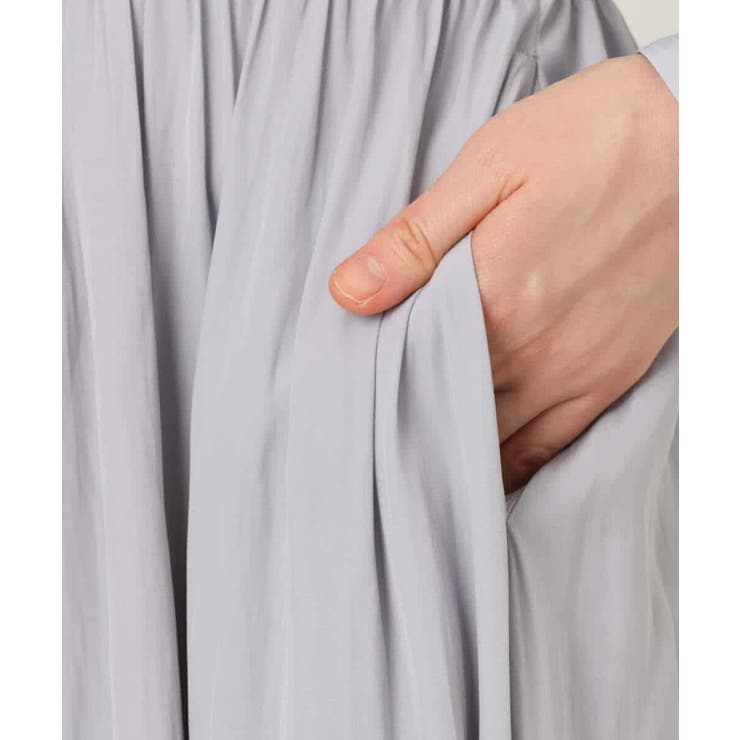 パウダーサテン ボウタイワンピース/洗える/WEB限定サイズあり | OFUON | 詳細画像25 